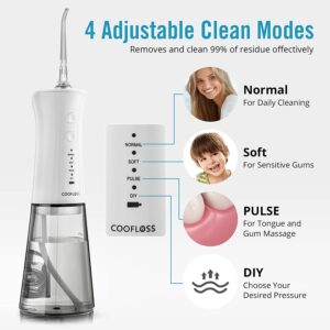 Coofloss Cordless Water Flosser for Teeth