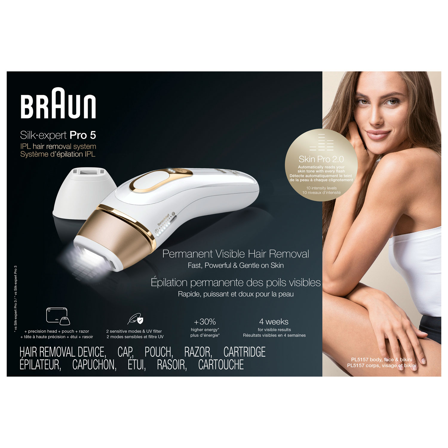 Braun Silk Expert Pro 5 Dry IPL Hair Removal System (PL5157) - Hiraya  Solutions