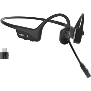 Shokz OpenComm UC Type A Bluetooth Stereo Computer Headset, Black - Refurbished Excellent