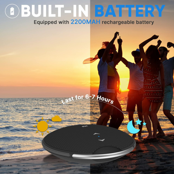 Portable Magnetic Bluetooth Speaker Mini Loud Wireless Streaming Hang ...
