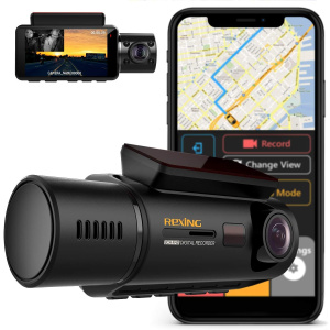 Rexing 1080P V3 Front and Cabin Dash Cam