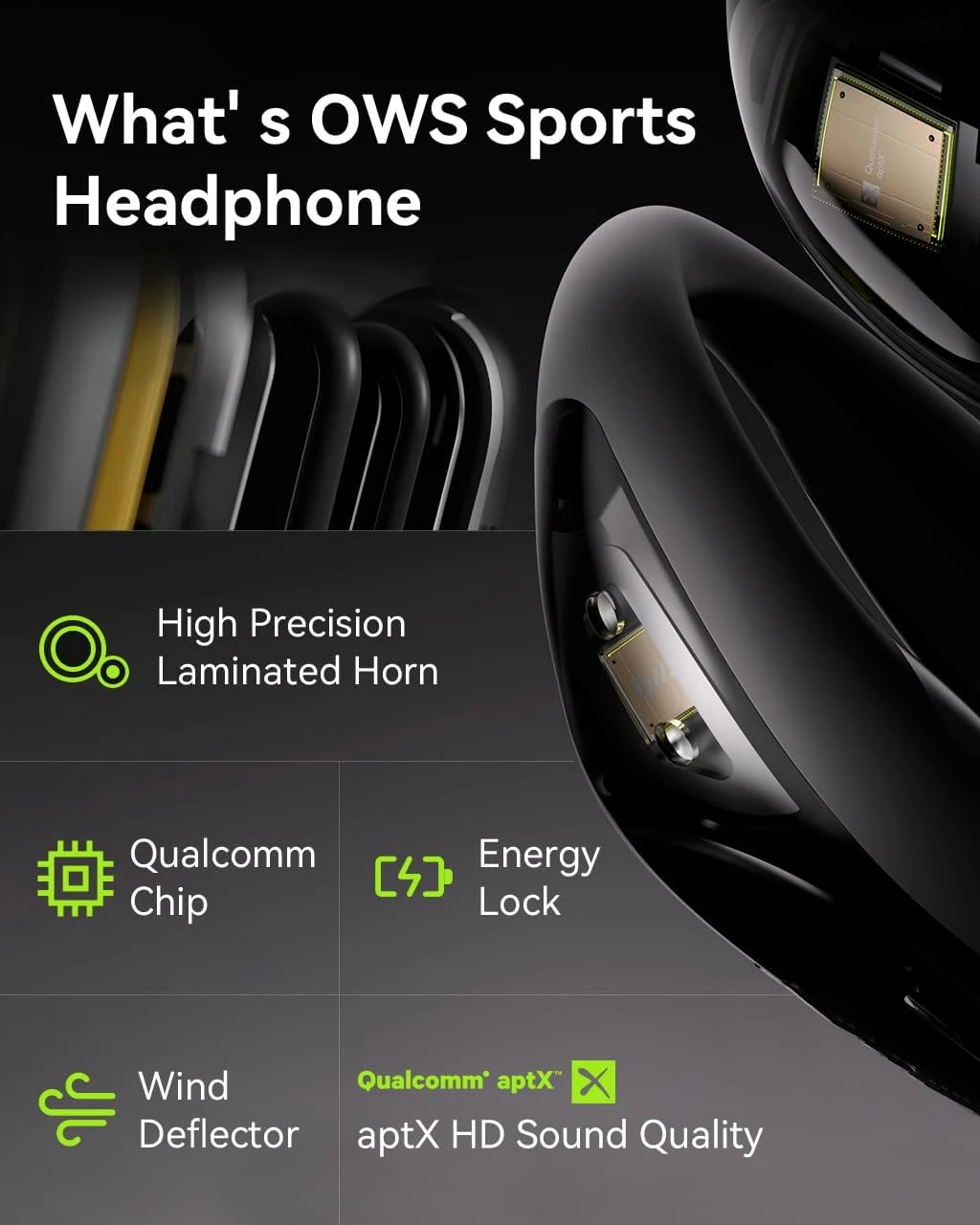 Oladance OWS Sports Open-Ear Headphone - Thumbnail 3