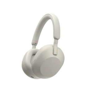 Sony WH-1000XM5 Over-Ear Noise Cancelling Bluetooth Headphones - Silver